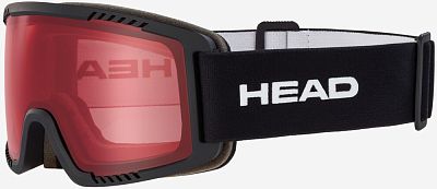 Превью Горнолыжная маска для пасмурной и снежной погоды Маска горнолыжная HEAD Contex Youth Black/Red (395333)